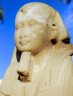 Sphinx du Pharaon Nectanebo Ier à Louxor (Egypte)
