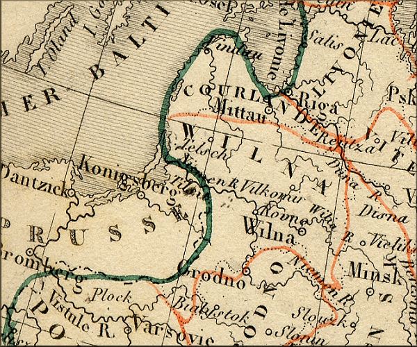 Lituanie / Lithuanie / Lithuania / Lietuva - cartes geographique anciennes