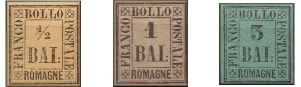 timbres poste / francobollo Romagne / Romagna (Italie / Italia) - 1859 / 1860