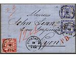 Bade / Baden - l'Allemagne de la Poste vers 1860 - philatelie et marcophilie - l'histoire par la lettre ancienne et le timbre