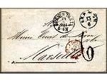 Breme / Bremen - l'Allemagne de la Poste vers 1860 - philatelie et marcophilie - l'histoire par la lettre ancienne et le timbre