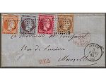 la Grece de 1860 - philatelie et marcophilie - l'histoire par la lettre ancienne et le timbre