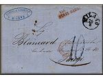 Lombardie / Lombardia - l'Italie de la Poste vers 1860 - philatelie et marcophilie - l'histoire par la lettre ancienne et le timbre
