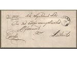 lettre ancienne (sans timbre poste avec cachet postal et mention de franchise postale exoffo) de Cilli / Cilly / Celje (Slovenie) --> Laibach / Ljubljana (Slovenie) du 23 fevrier 1864
