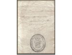 courrier judiciaire d'Urgel en Catalogne (Espagne) de 1845 : l'espagnol / castillan etait alors utilise par l'administration et pas le catalan